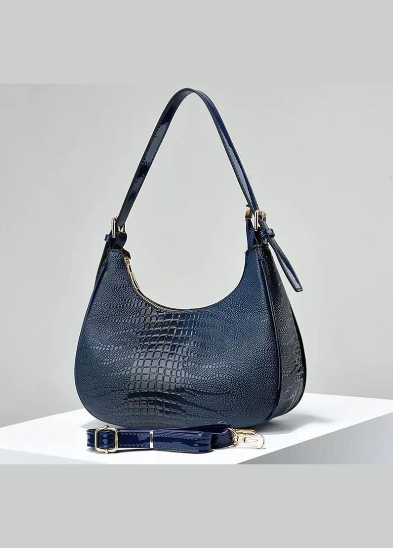 Женская лаковая сумка слинг Золотой No Brand (298998075)