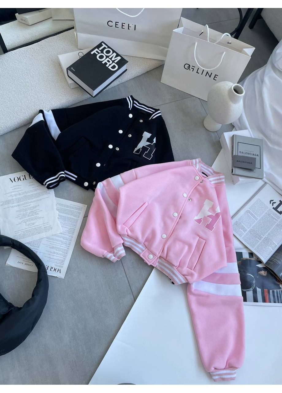 Бомбер теплый тринитка на флисе, манжет и горловины рибана. Україна (362641588)