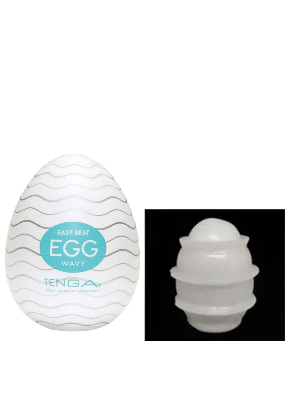 Набір мастурбаторів-яєць EGG 6 шт. + Лубрикант, чоловічий мастурбатор-яйце з рельєфом Tenga (392426535)