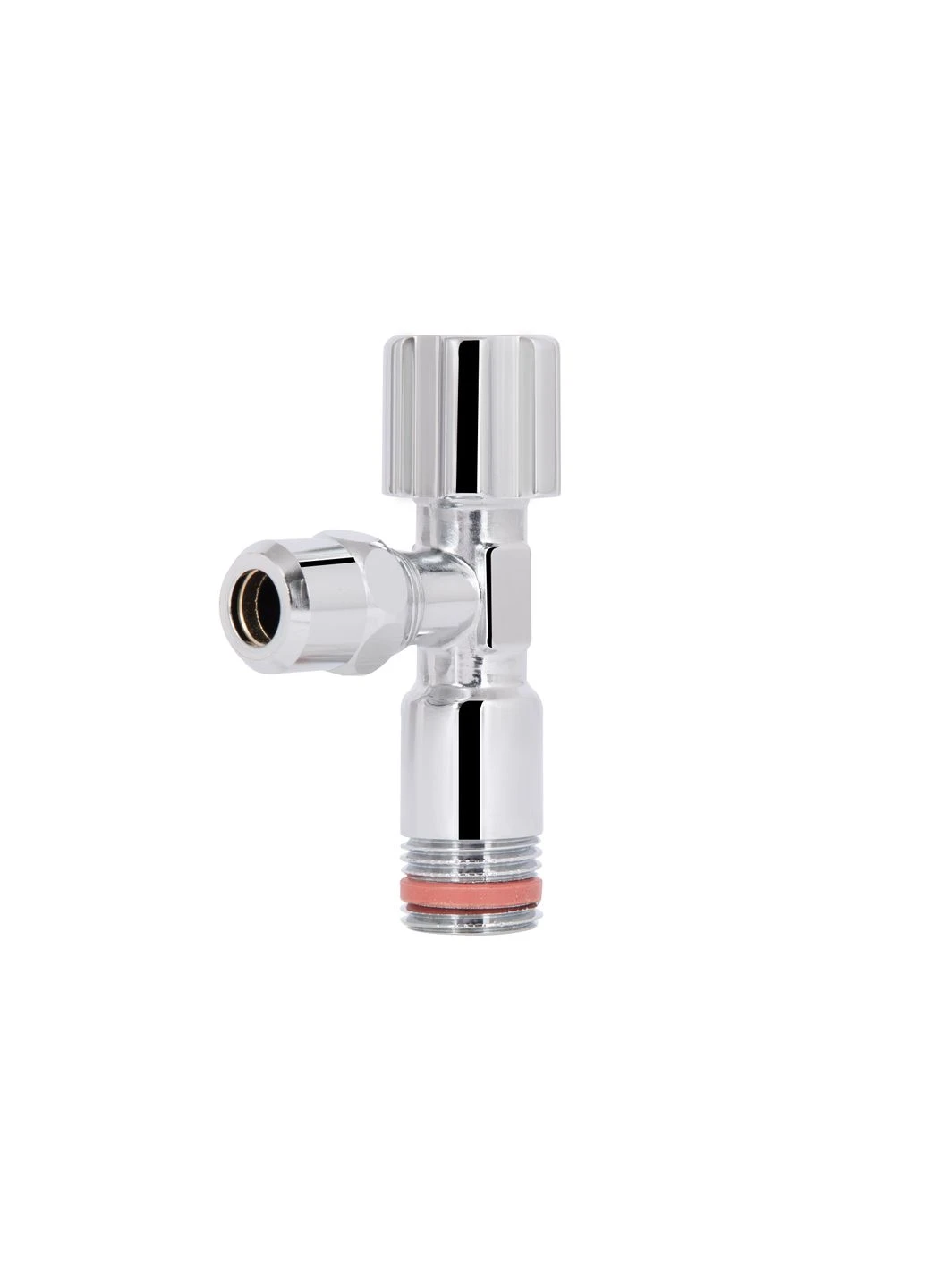 Кран кутовий Forte 1/2"Зх3/8"З з перехідником M10, хром Thermo Alliance TAF341W159 (396581144)