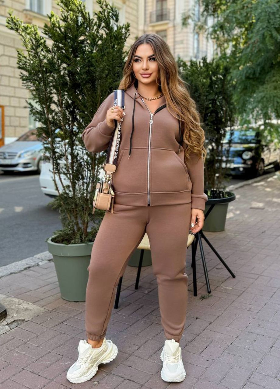 Жіночий спортивний костюм трикотаж тринитка з начосом Modena (356672848)