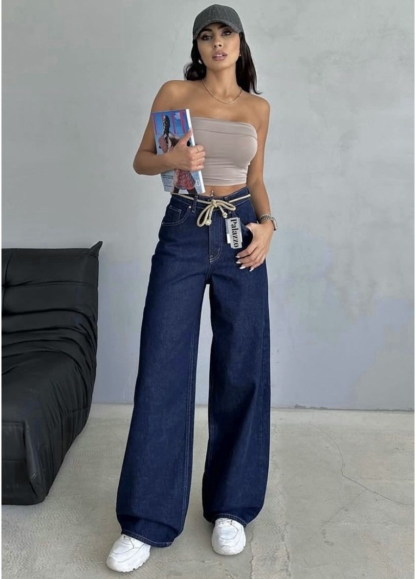 Трендові джинси Палаццо відмінної якості No Brand - (369163716)