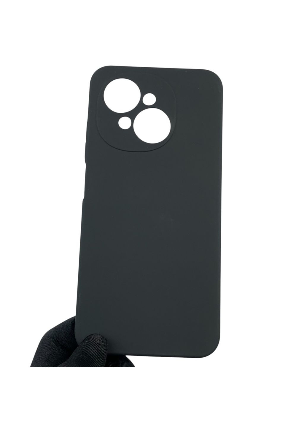 Чохол для Spark Go 1 (KL4) силіконовий з мікрофіброю нековзний на техно спарк го 1 чорний Tecno (366388694)