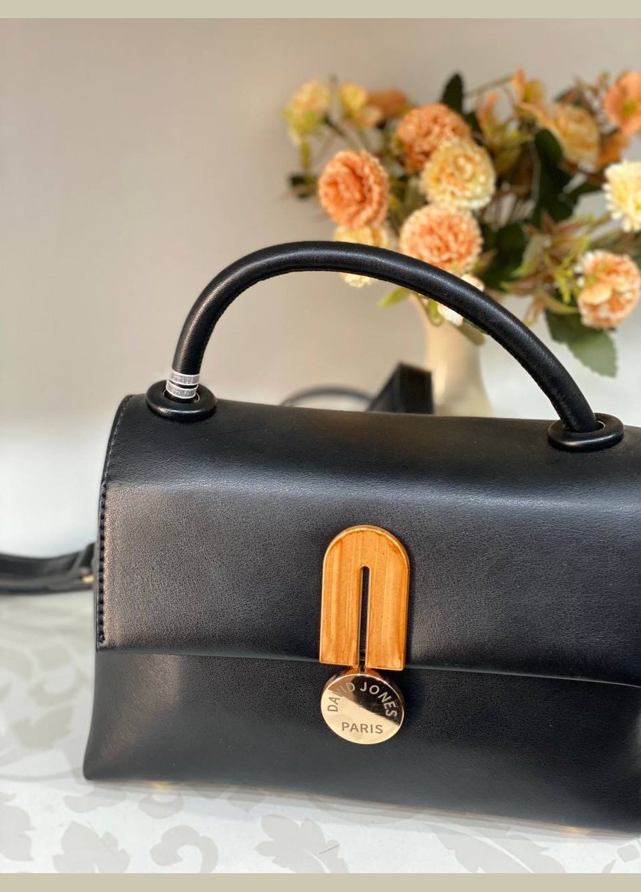 Классическая маленькая женская сумка из эко-кожи черного цвета 31995 Fashion (338188068)