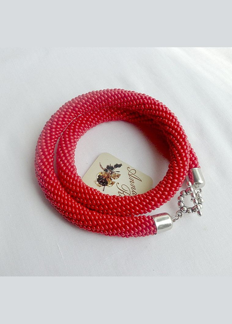 Жгут из бисера ручной работы "Коралл" No Brand (358224462)