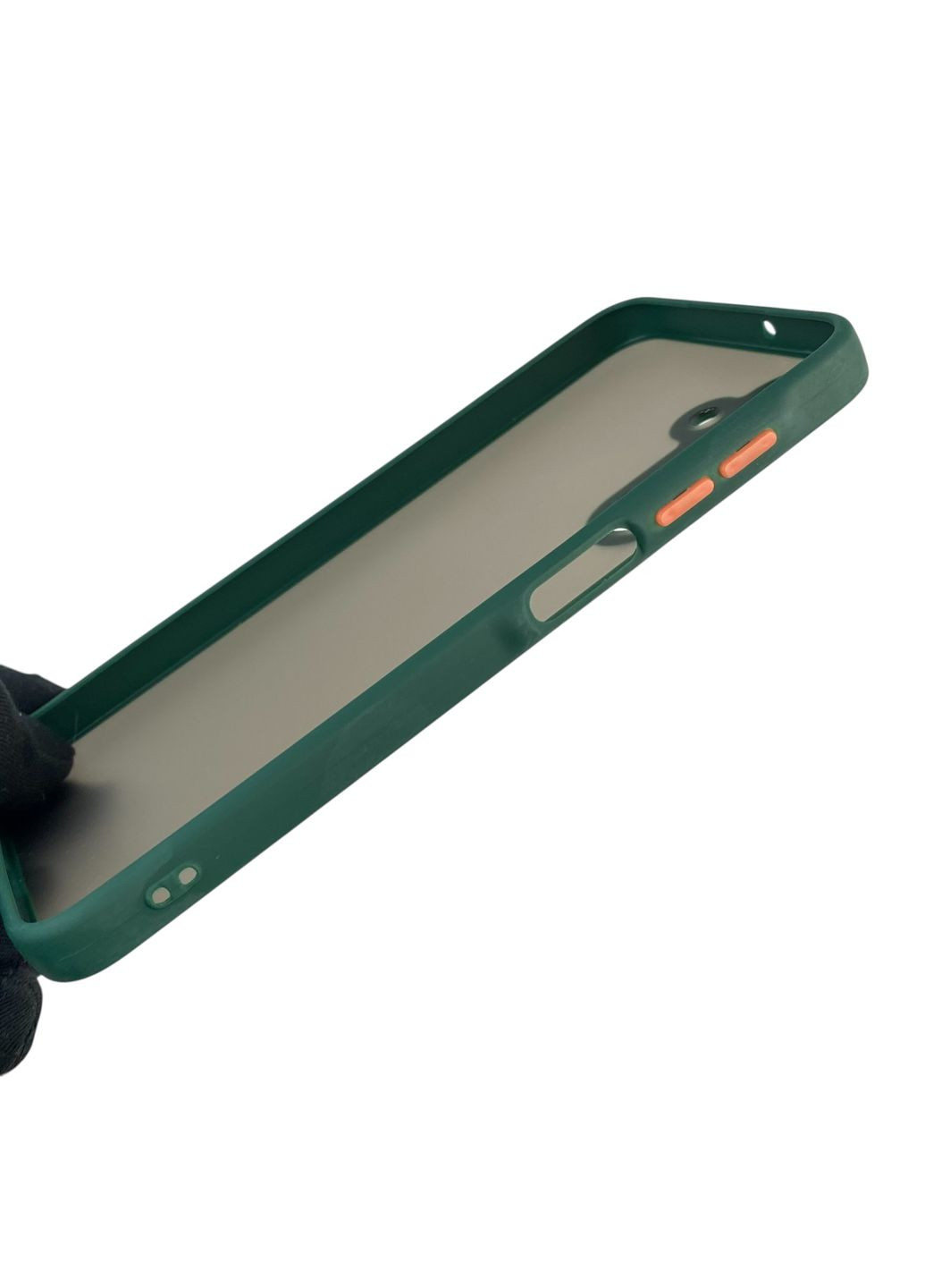 Чехол для телефона Galaxy A25 5G (SM-A256B) с высокими бортами на самсунг а25 темно-зеленый Samsung (366387106)