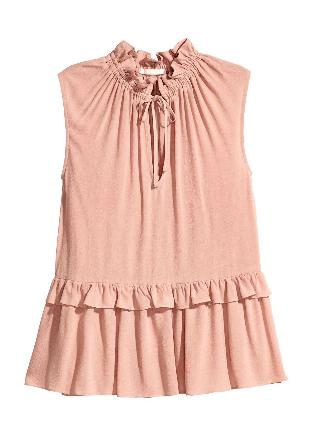 Пудровая блуза H&M