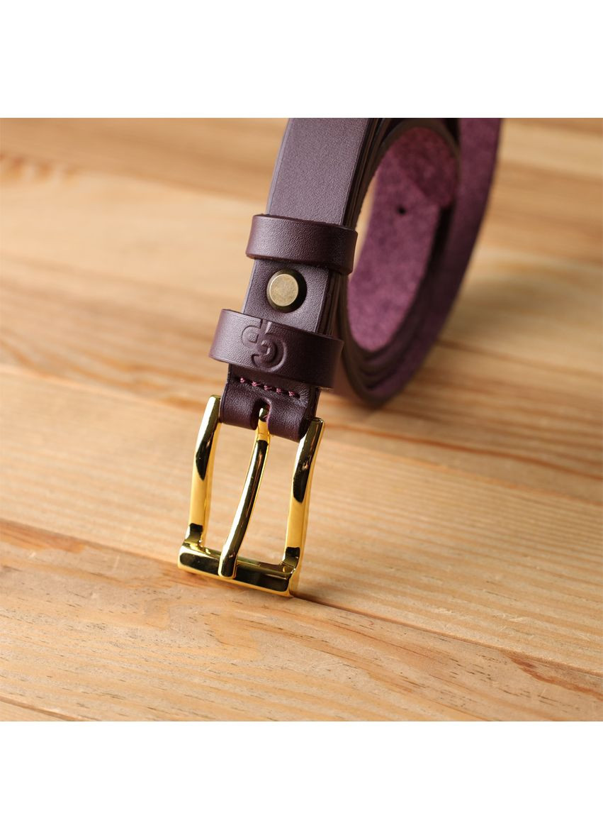 Модный узкий кожаный ремень для женщин 22953 Grande Pelle (367955936)