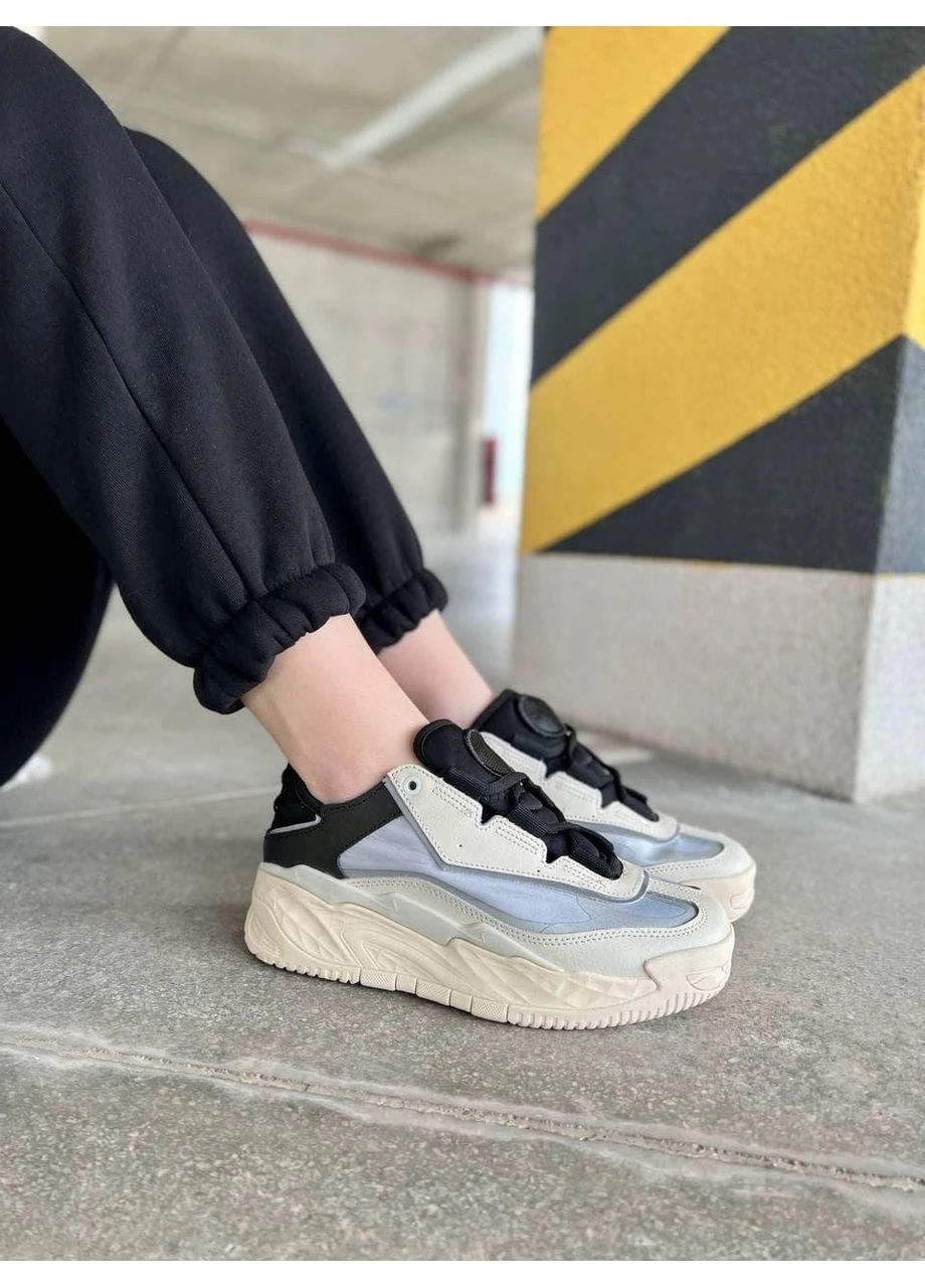 Чорні кросівки чоловічі adidas niteball beige black адідас найтбол чорні демісезон No Brand