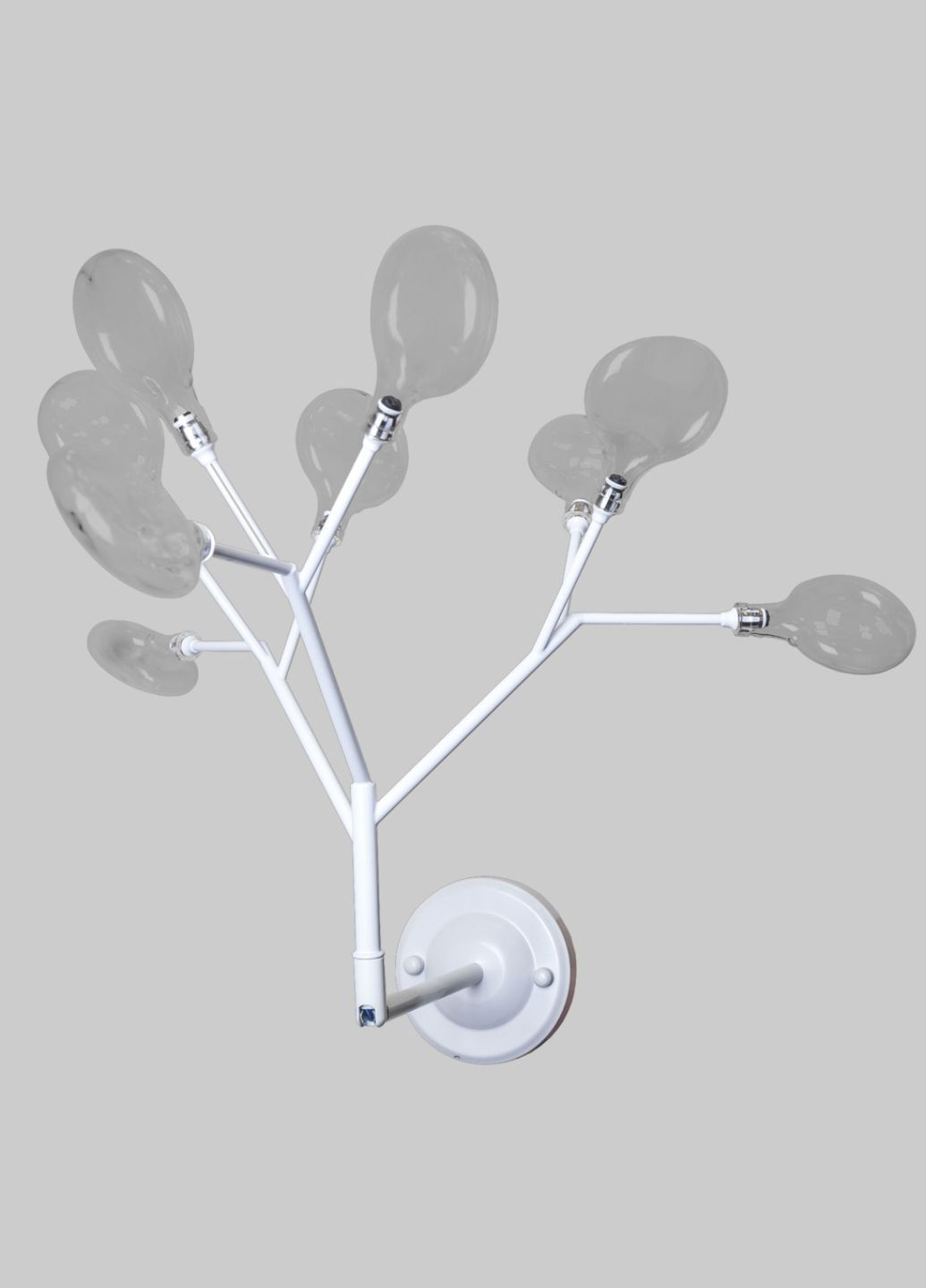 Настінний світильник "Пелюстки" (56-LPR0031-9 WH+CL) No Brand (370071242)