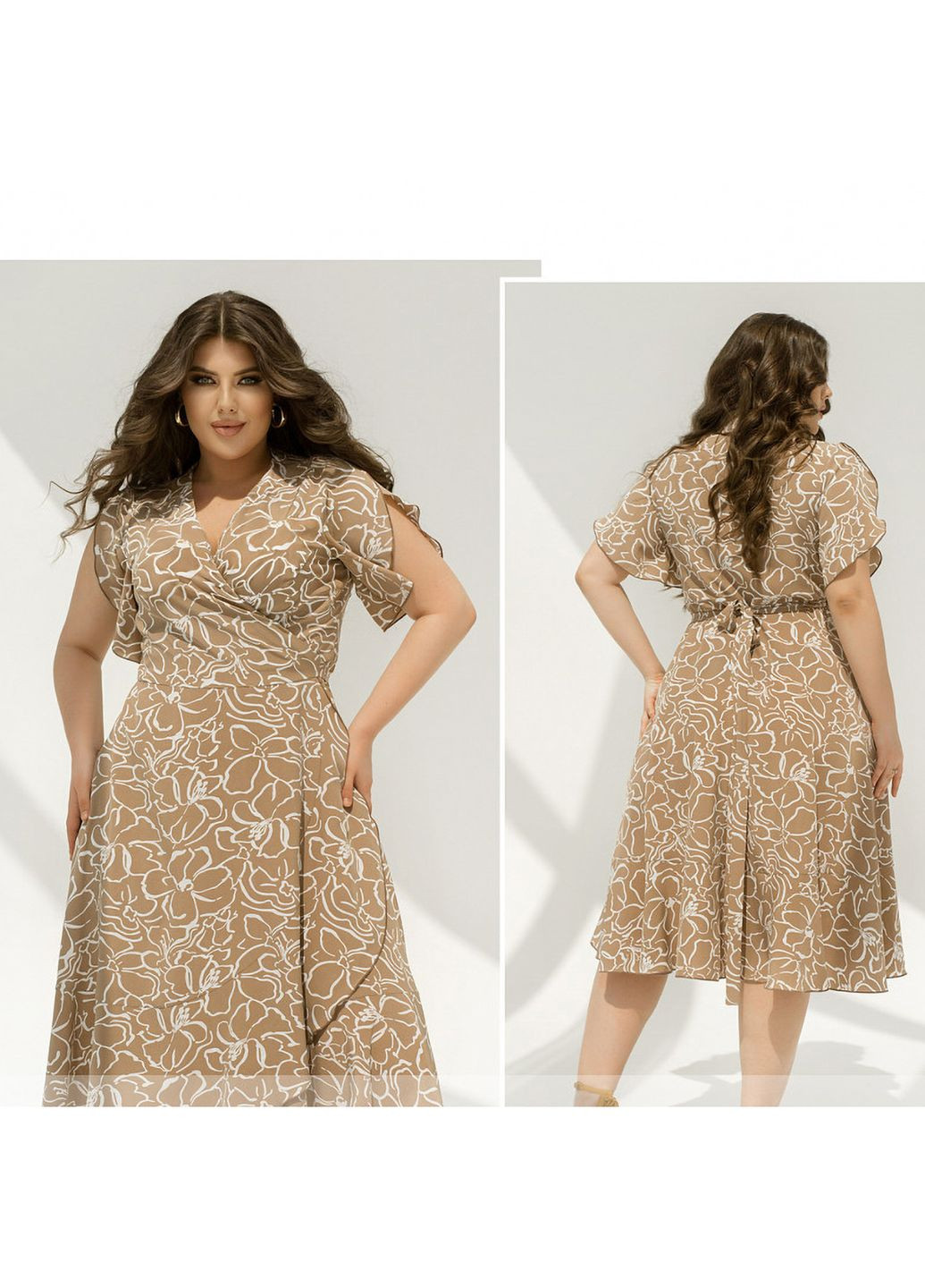 Бежевое платье Liton