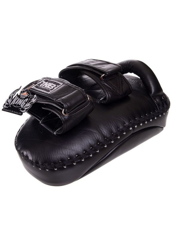 Пади для тайського боксу Тай-педи з натуральної шкіри (2шт) KING Ultimate (підтримка для рук, р-р XL 40х21х11см, Чорний) Top King Boxing (361436268)