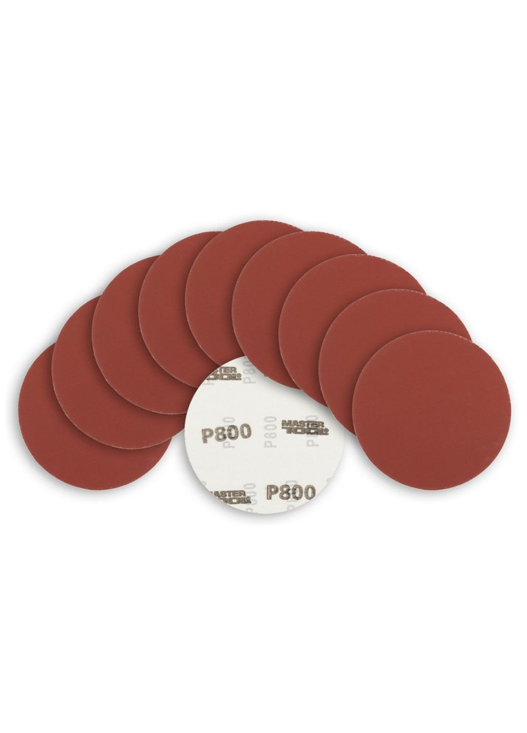Круг шліфувальний на липучці 125 мм x Р800 10 шт. Mastertool (365253297)