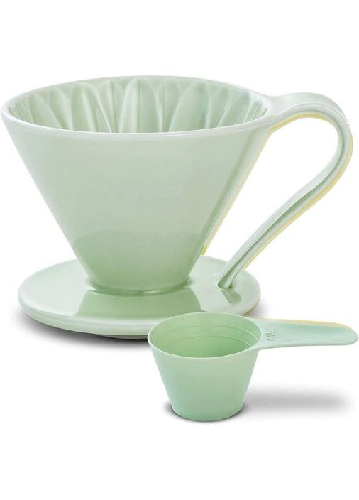 Пуровер Cafec Arita зеленый васаби Ware Flower Dripper Cup4 Green (R-15853-VS) No Brand (303348916)