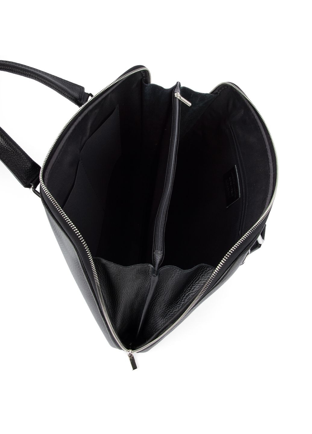 Кожаная женская сумка для ноутбука m01304 черная Virginia Conti (340077098)