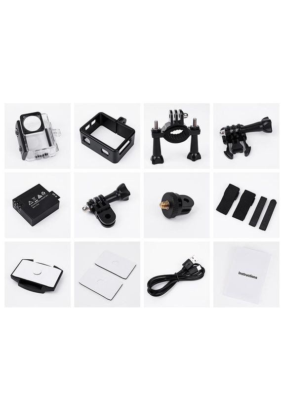 Экшн камера 4K anti-shake sports camera Black (6942007633352) Hoco DV102 (361347408)