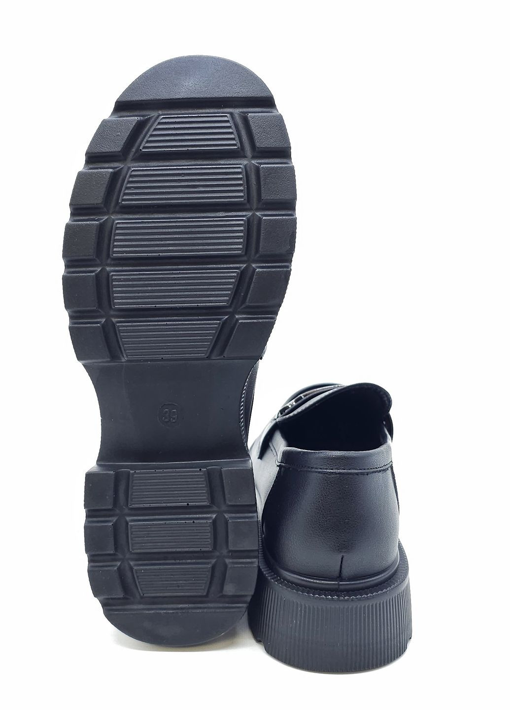 Жіночі туфлі чорні шкіряні PP-19-15 24 см (р) PL PS (278551639)