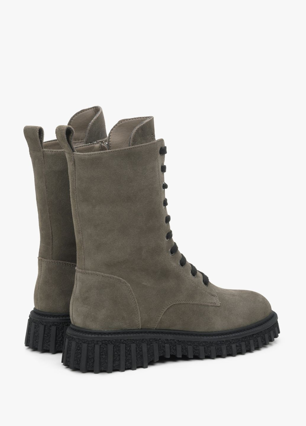 Черевики, колір сірий Estro (324064525)