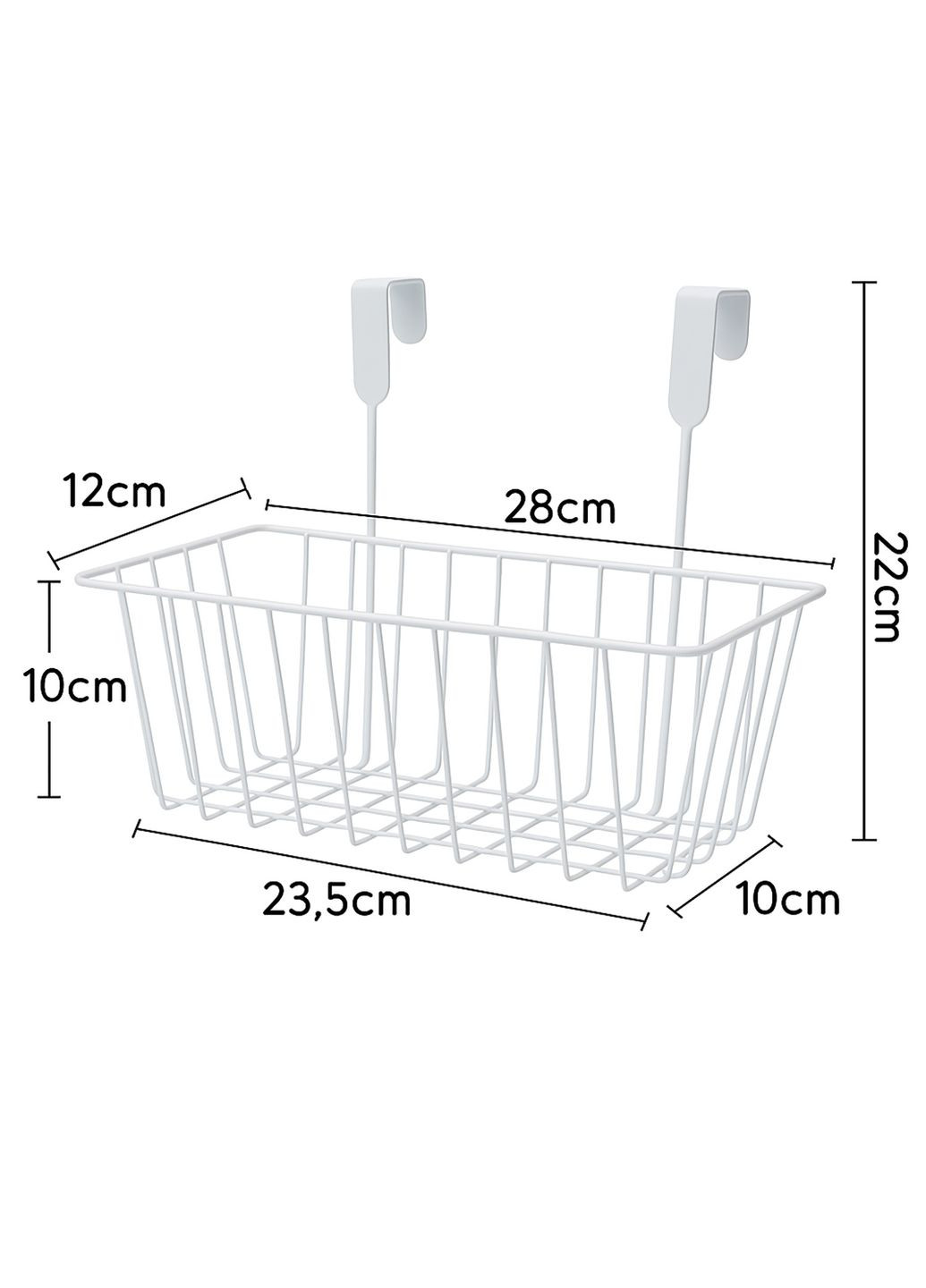 Стильная подвесная металлическая настенная полка корзина держатель-органайзер Kitchen Master (327366481)