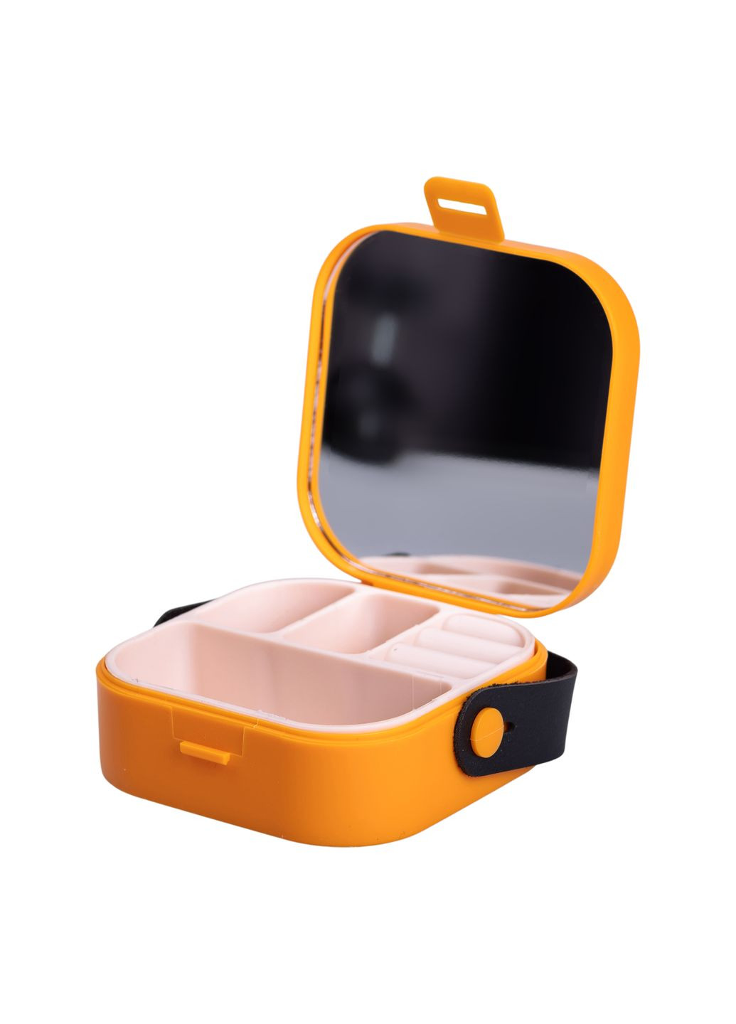 Мини-ящик для украшений Mini Box с зеркалом 9х9х3,8 см, Yiwu (328440578)