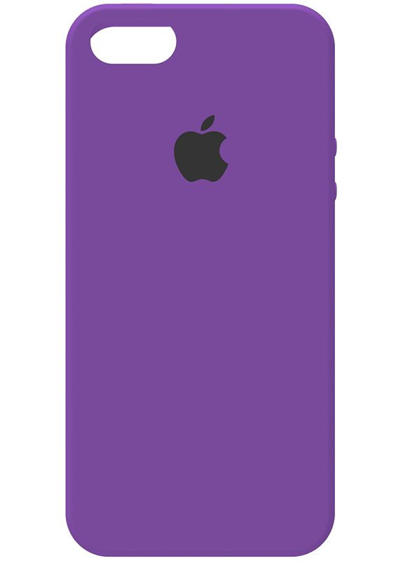 Чехол-накладка Silicone Case Apple iPhone 5/5s/SE Purple Toto (301472127)