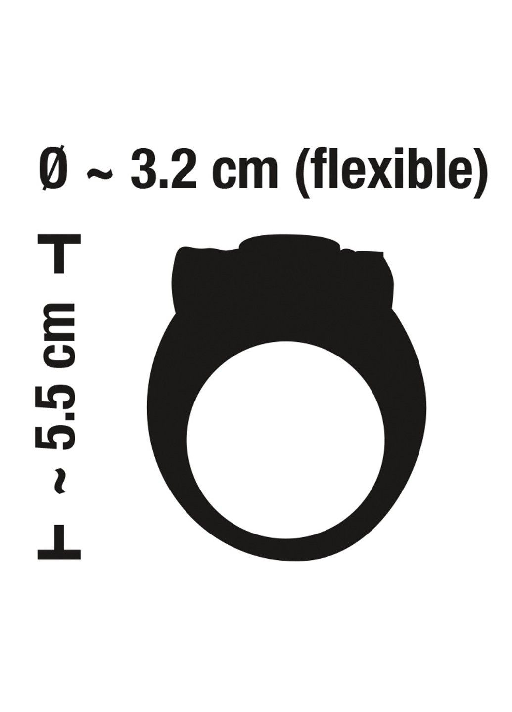 Кольцо с вибрацией на пенис No Brand (284236290)
