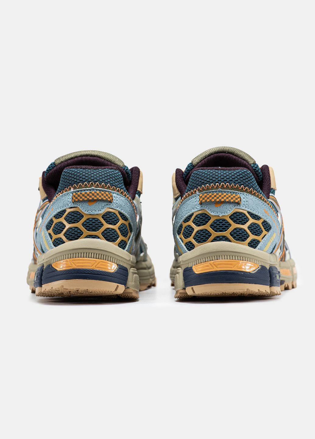 Оливковые (хаки) демисезонные кроссовки мужские asics gel-kahana 8 khaki blue | асикс гель-кахана 8 хаки синие No Brand