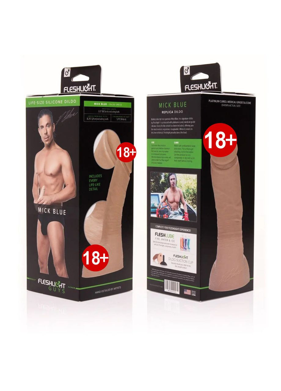 Фаллоимитатор Fleshjack Boys: Mick Blue Dildo Fleshlight (303902720)