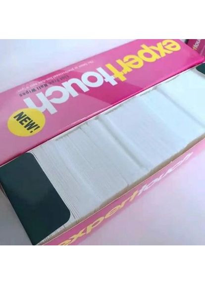 Безворсовые салфетки для маникюра Expert Touch (5 х 5 см) 325 шт/уп OPI (302725601)