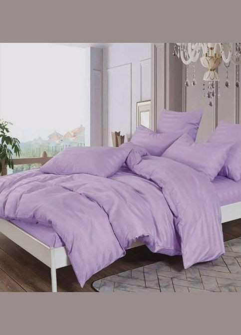 Комплект постельного белья из хлопка натуральные постельное белье Страйп сатин Турция 180 x 220 см (ВП1005В-2) No Brand (306634106)