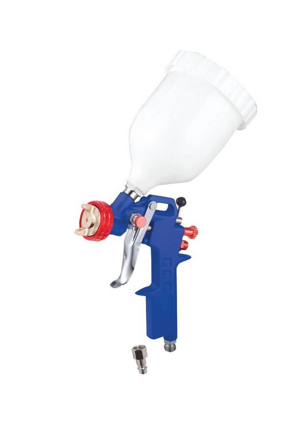 Краскопульт пневматический HP, DRAW ВПЛБ 600 мл, Ø 1,5 мм, 120-180 л/мин, 3,5-5 бар Master Tool (288185970)