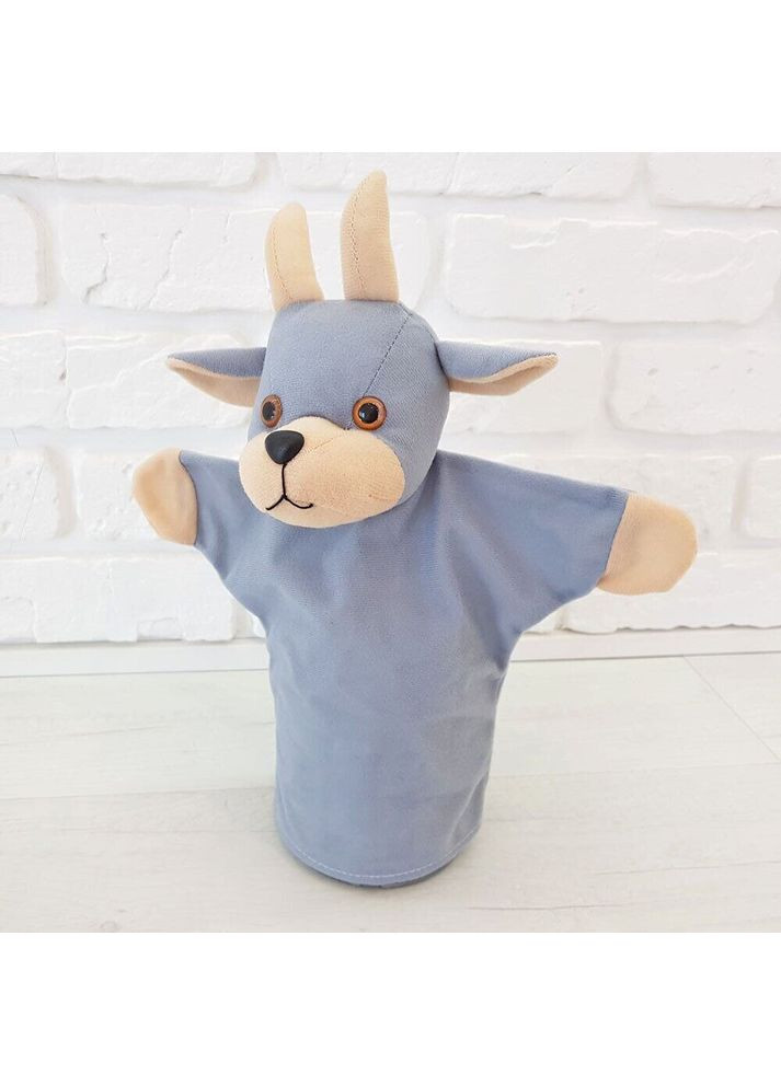 Ляльковий театр Коза сірий для дітей від 3 років велюрова іграшка для рольових ігор ProDobro (366030691)