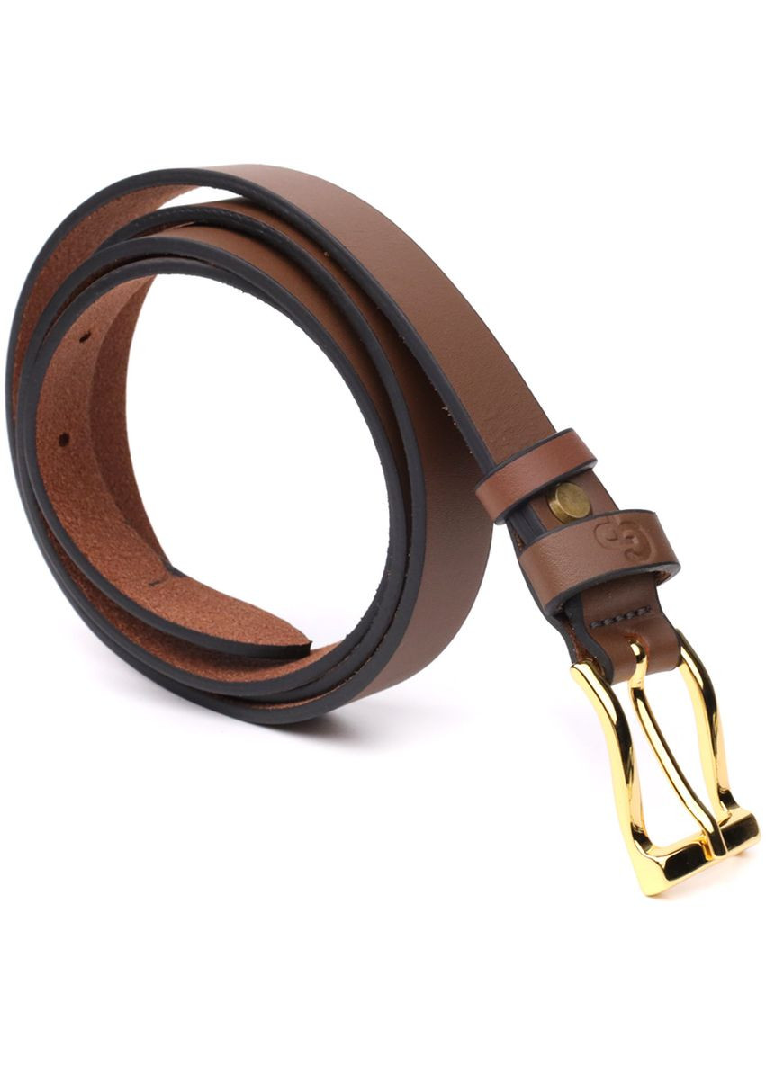 Модный узкий кожаный ремень для женщин 22954 Grande Pelle (364316012)