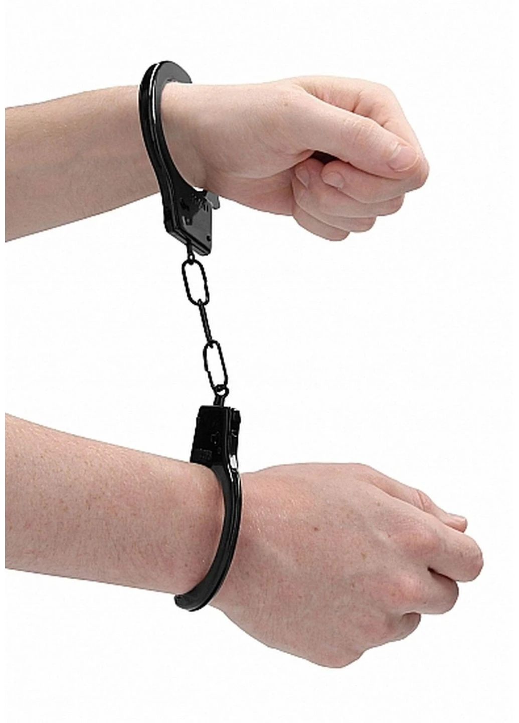 Наручники Beginner's Handcuffs Metal Black Ouch! (402315627)