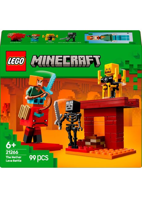 Конструктор Minecraft Битва со скамейкой в Незере (21266) Lego (369941198)