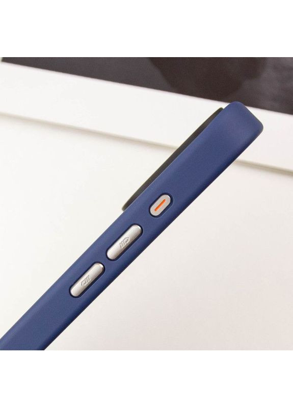Чохол TPU+PC Skin Friendly Frosted з MagSafe для Apple iPhone 15 Pro Max (6.7") Синій Blueo (369645225)
