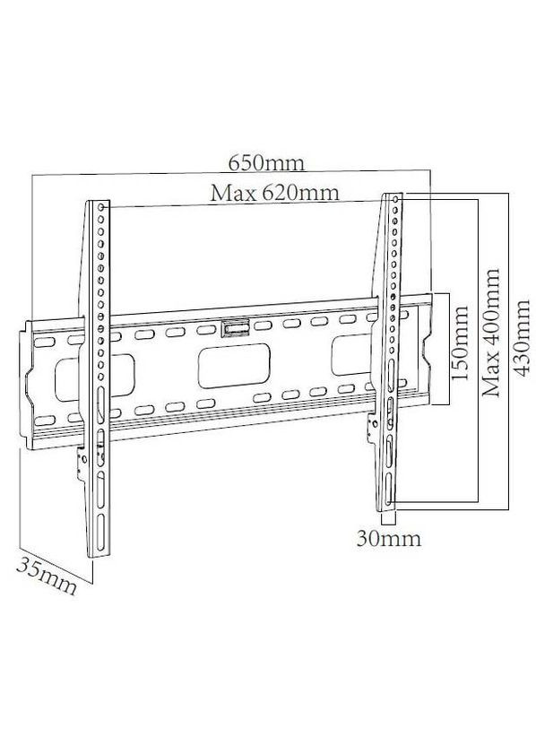 Кронштейн настенный STEEL SF405 Black (6185121) X-Digital (314927520)
