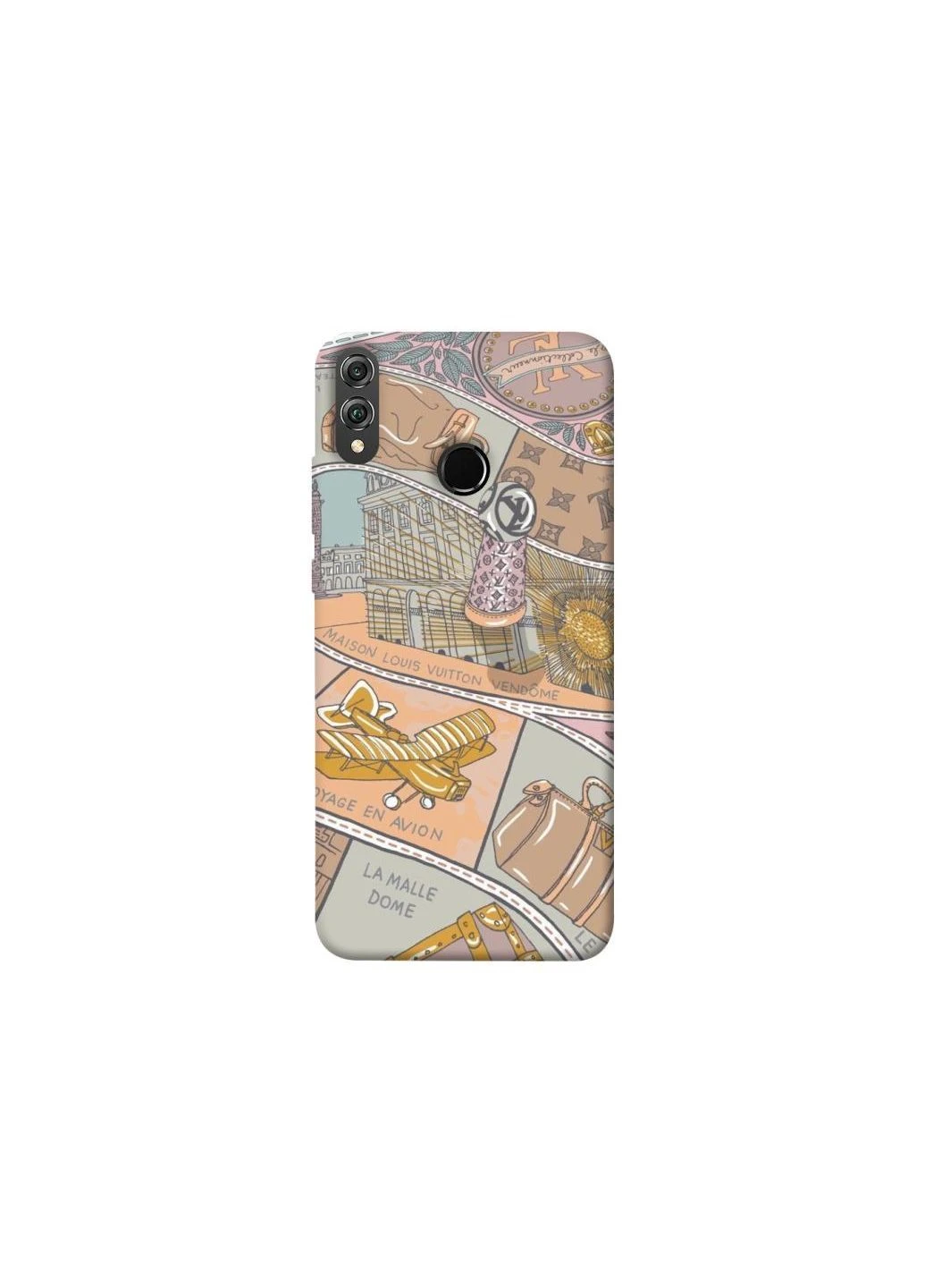 Чехол на Huawei Honor 8X Fashion collage ver.2 Frontalka (382297889)