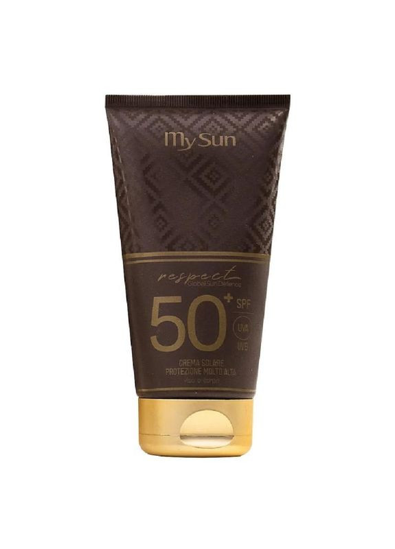 Крем для обличчя та тіла з ультрависоким ступенем захисту SPF 50+ GSD Respect 150 мл MySun (339668970)