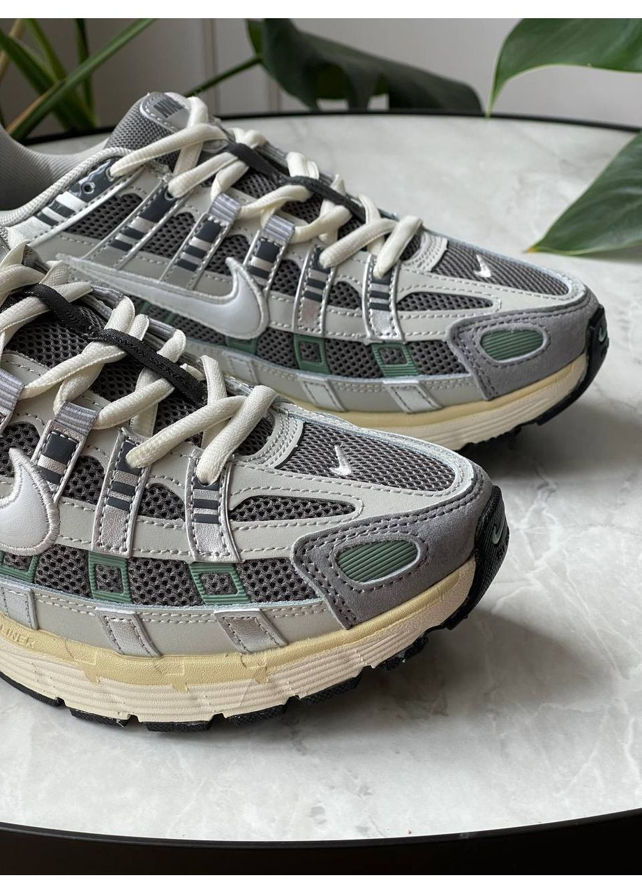 Серые демисезонные кроссовки мужские и женские nike p-6000 gray | найк п-6000 серые No Brand