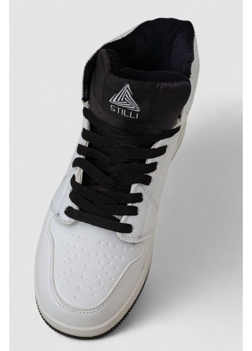 Черно-белые зимние кроссовки мужские зимние на меху, 248rh1010-24 Ager