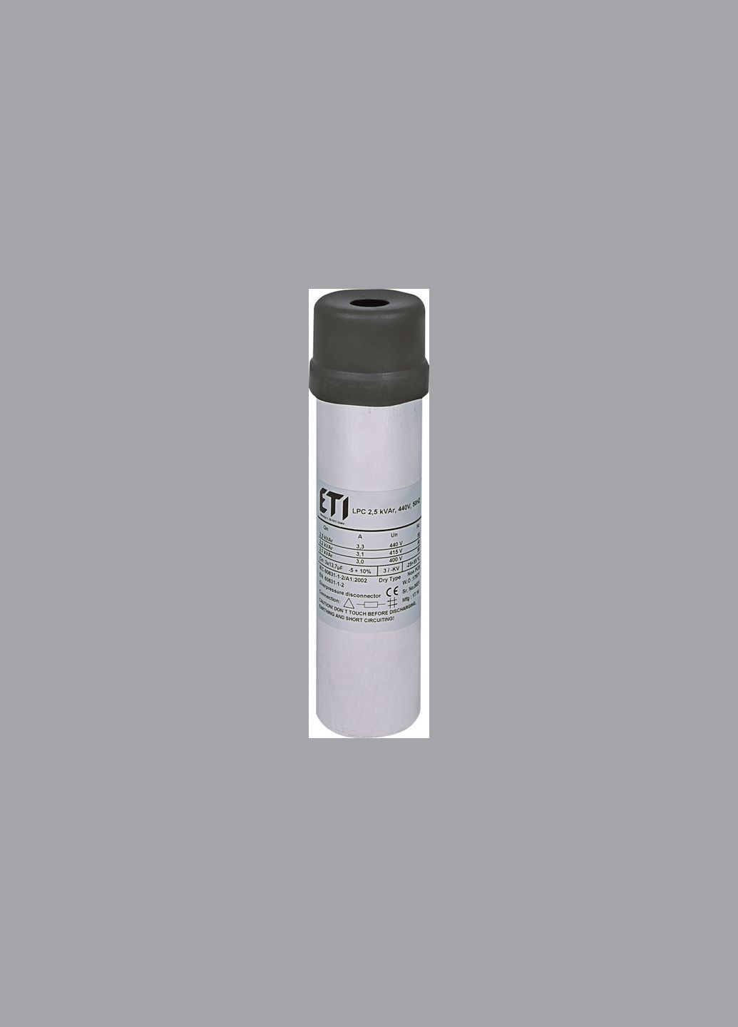 Трифазний конденсатор 2.5кВАр 440В [4656710] LPC ETI (344544883)