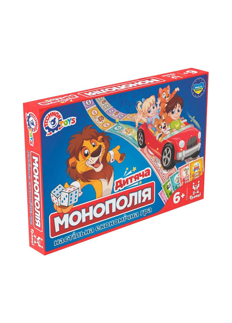 Економічна гра "Дитяча монополія" колір різнокольоровий CB-00112826 ТехноК (314891999)