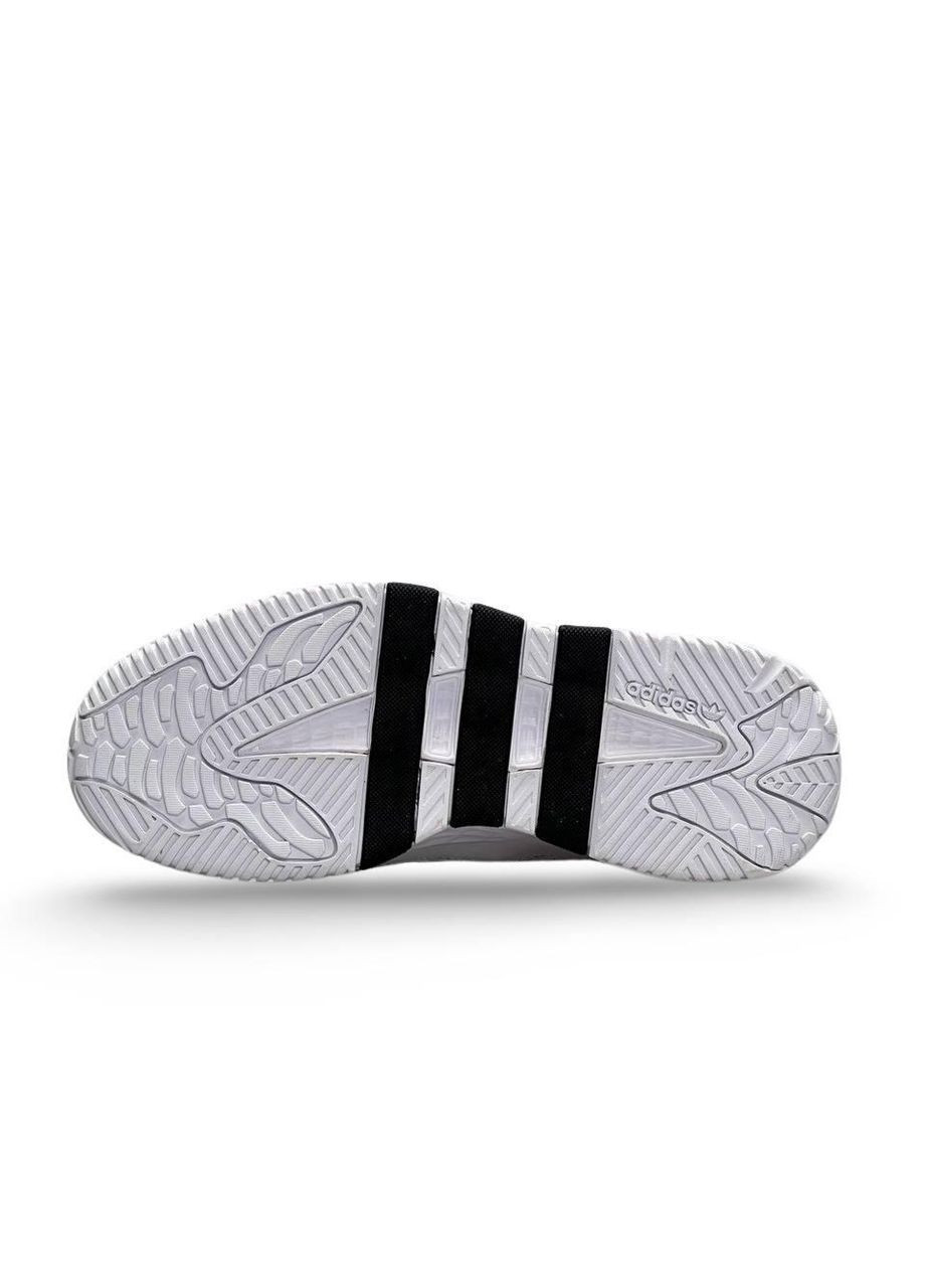 Чорні Осінні кросівки чоловічі adidas niteball prm white black адідас найтбол No Brand