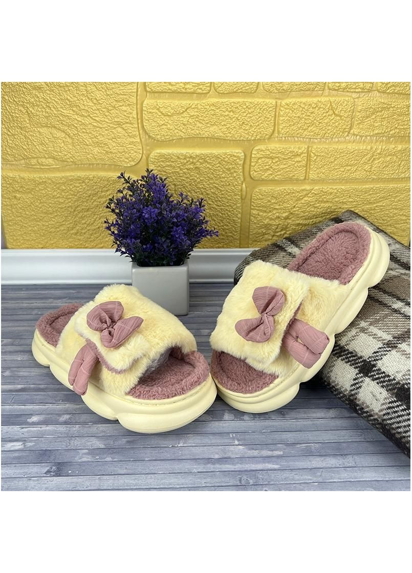 Домашні тапочки жіночі Е-006465-4 Бежеві Sanlin (364531177)