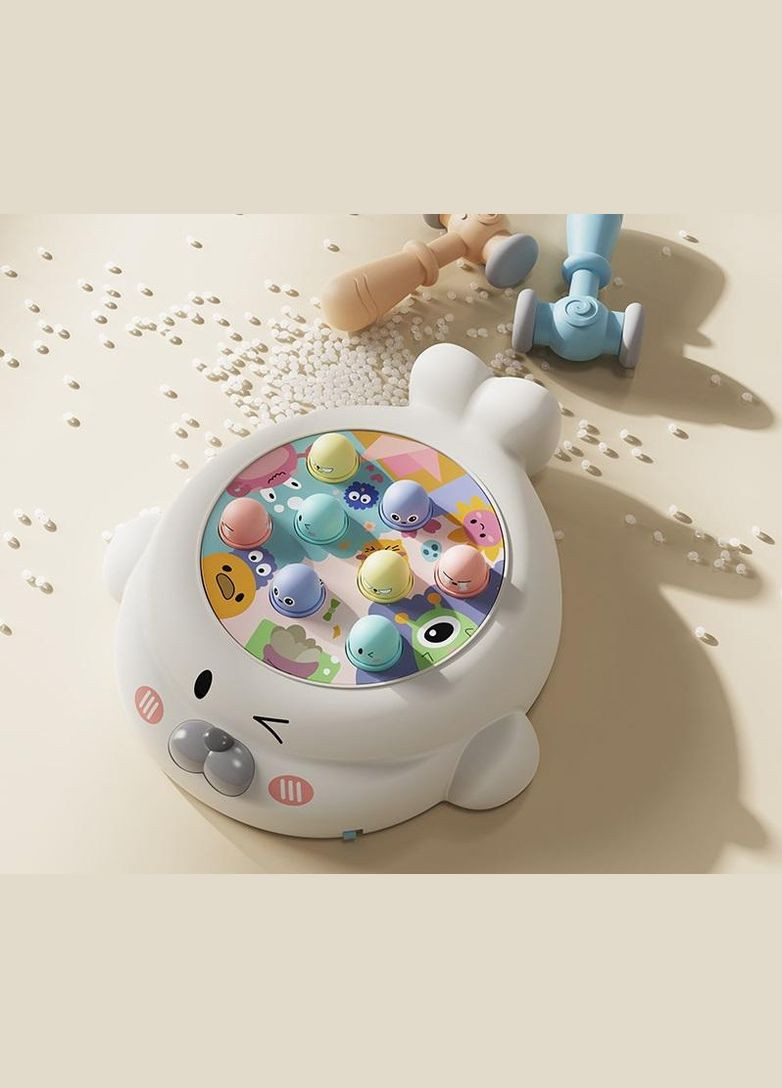 Дитяча розвиваюча музична іграшка стукалка Huanger Whac-a-Mole арт. 7090 No Brand (278275977)