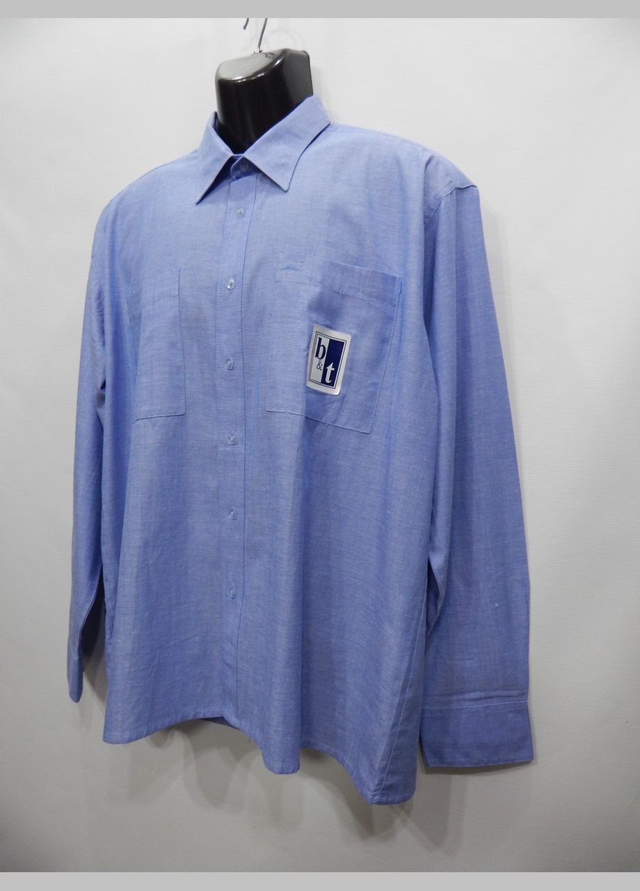 Синяя классическая рубашка No Brand