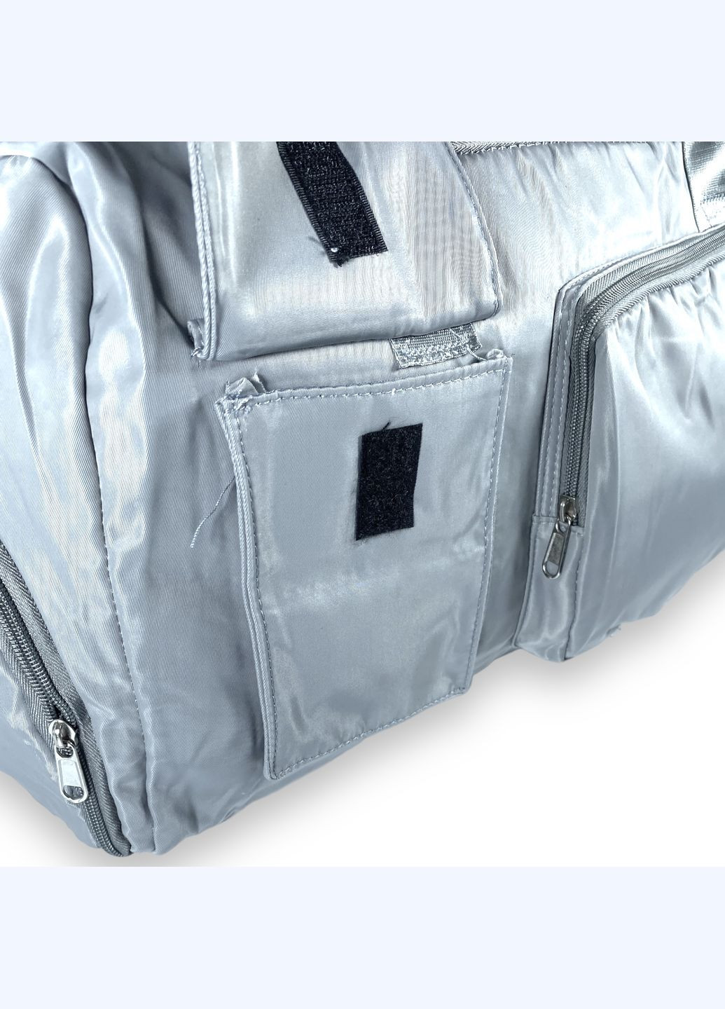 Спортивна сумка з кишенею для взуття одне відділення додаткові кишені розмір: 50*30*30 см сіра Fashion (266912081)