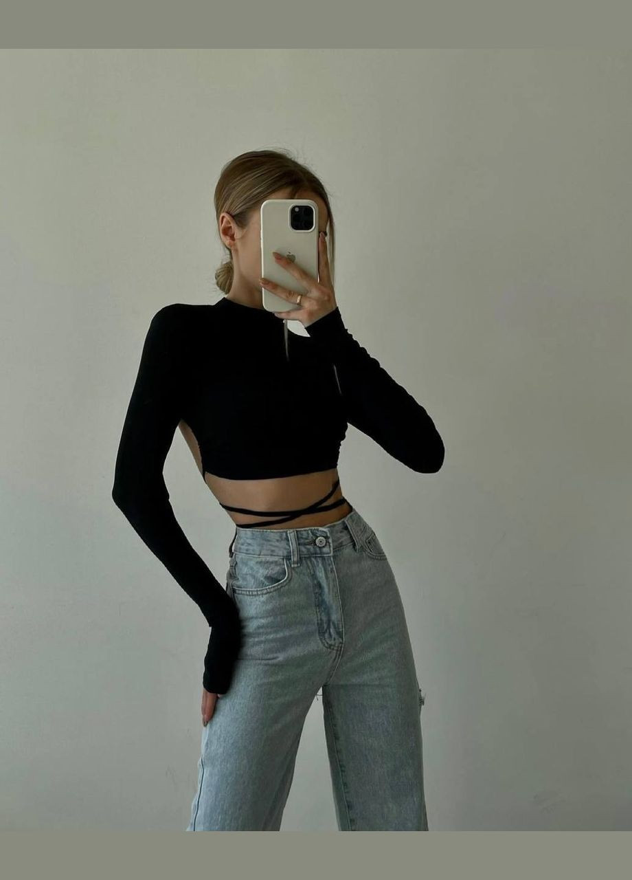 Топ з відкритою спіною з тонкої замші Nositi (317444362)