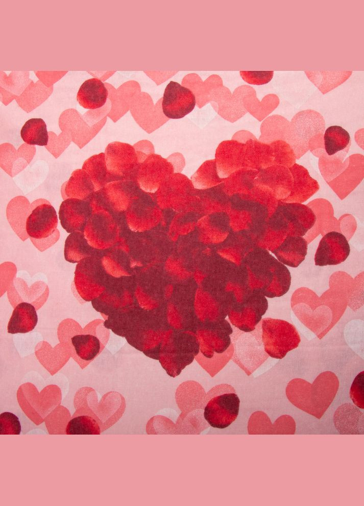 Ткань фланель хлопок, 240 см, 160 г/м2, Красное сердце IDEIA (308211216)